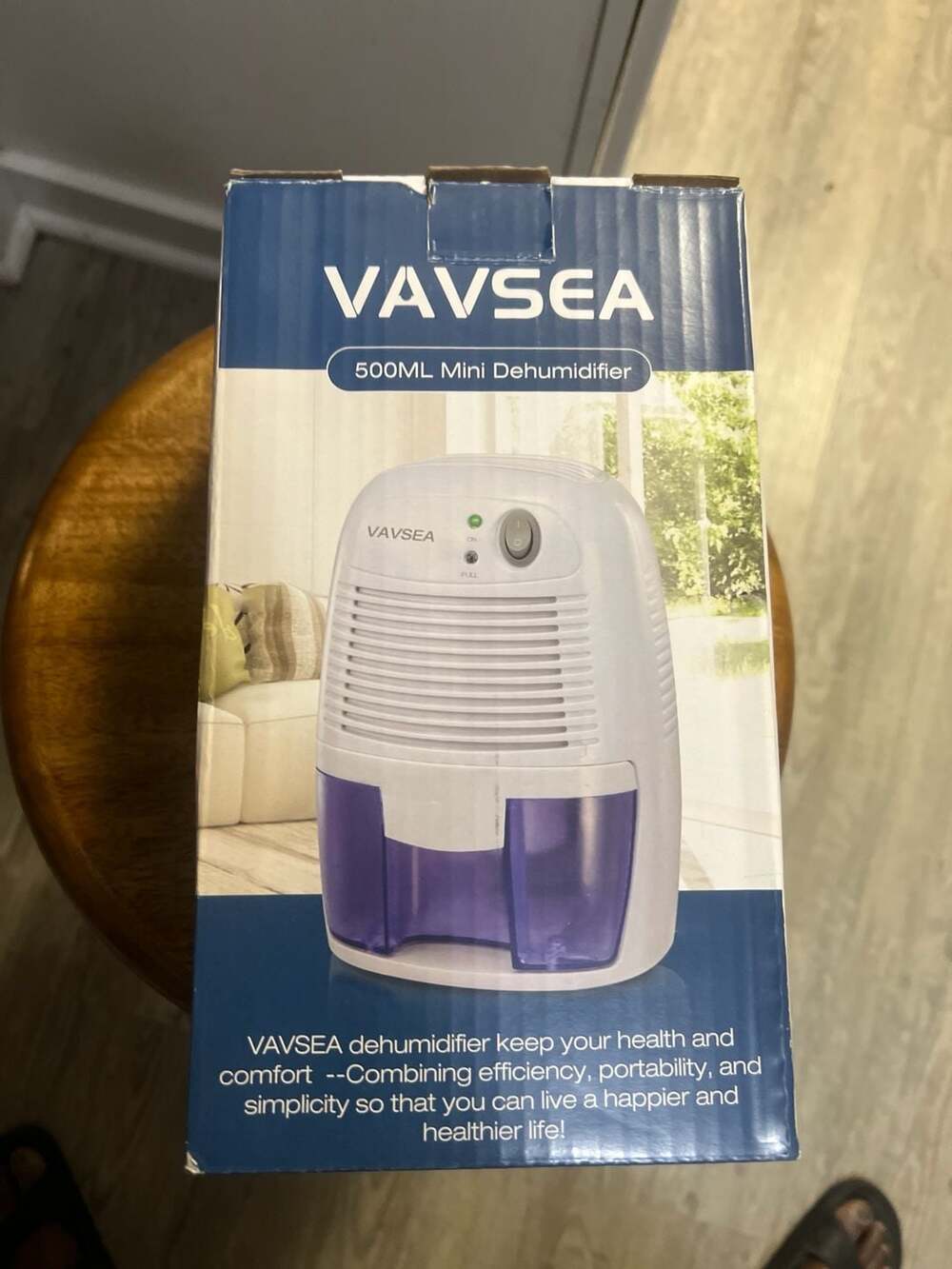 VAVSEA DH500A 500ML Mini Dehumidifier for Home, Bedroom, and Bathroom